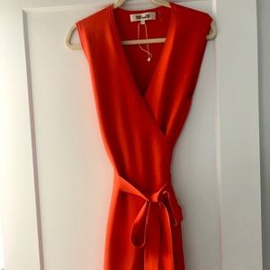 DVF classic warp dress